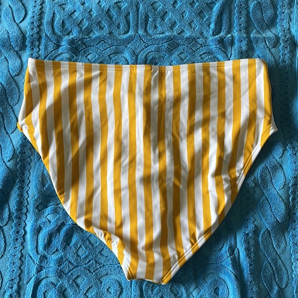 Gabifresh X Swimsuits for all high waist striped tie-front bikini bottoms sz 18 - Picture 3 of 5